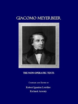 cover image of Giacomo Meyerbeer